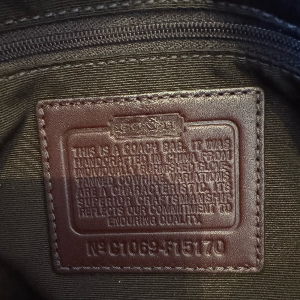 NWOT-COACH Shoulder Tan Bag - Picture 14 of 16